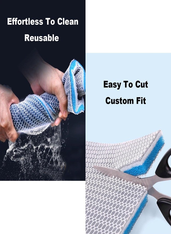 YHAspace 15.7"x11.8" Aquarium Filter Media, Filter Floss,Filter Floss for Fish Tank,8-Layer Filter Pads for Aquarium, Fish Tank Sponge Pad Foam Filter Accessories for Pond - Image 2
